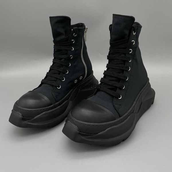 fashion rick men's casual shoes men's canvas soled boots drk couple's designer owens male sneakers thick sole women's sp, Black
fashion rick men's casual shoes men's canvas soled boots drk couple's designer owens male sneakers thick sole women's sp, Black