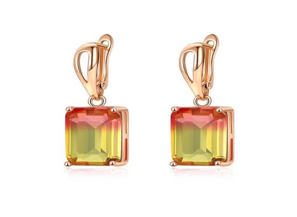 rainbowblue red zircon rose gold color dangle earrings wedding colorful for women jewelry gifts chandelier4280658, Silver
rainbowblue red zircon rose gold color dangle earrings wedding colorful for women jewelry gifts chandelier4280658, Silver