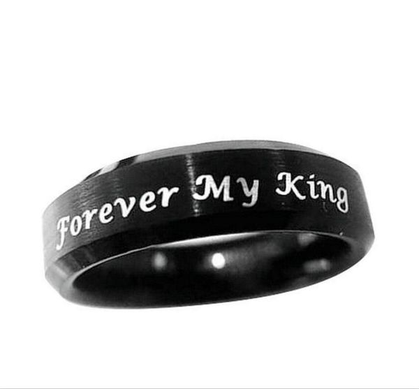 fashion stainless steel alway my queen forever my king letter jewelry accessories women men wedding couple rings3613270, Silver
fashion stainless steel alway my queen forever my king letter jewelry accessories women men wedding couple rings3613270, Silver