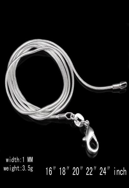 whole 200pcs 925 sterling silver smooth snake chain necklace lobster clasps chain jewelry size 1mm 16inch 24inch3935653
whole 200pcs 925 sterling silver smooth snake chain necklace lobster clasps chain jewelry size 1mm 16inch 24inch3935653