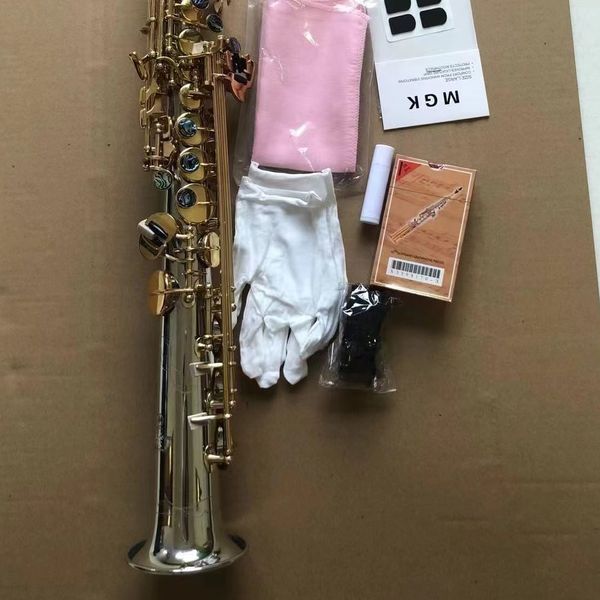 professional soprano straight pipe 875ex saxophone nickel-plated silver abalone keys one-to-one carved jazz instrument belt box
professional soprano straight pipe 875ex saxophone nickel-plated silver abalone keys one-to-one carved jazz instrument belt box