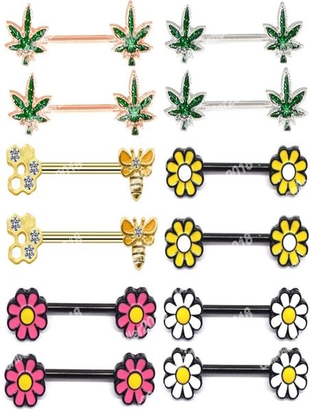 cute flower nipple piercings barbell stainless steel crystal nipple shield cover bees leaves nipple rings body jewelry7228321, Silver
cute flower nipple piercings barbell stainless steel crystal nipple shield cover bees leaves nipple rings body jewelry7228321, Silver