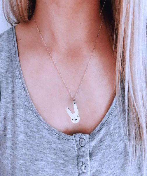 bad bunny necklace with cute rabbit pendant stainless steel pendant necklace hip hop women men jewelry8931821, Silver
bad bunny necklace with cute rabbit pendant stainless steel pendant necklace hip hop women men jewelry8931821, Silver