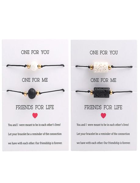 handmade black white beads charm couple bracelets set for women men friendship black rope string chains bangle fashion jewelry wit3077901, Golden;silver
handmade black white beads charm couple bracelets set for women men friendship black rope string chains bangle fashion jewelry wit3077901, Golden;silver