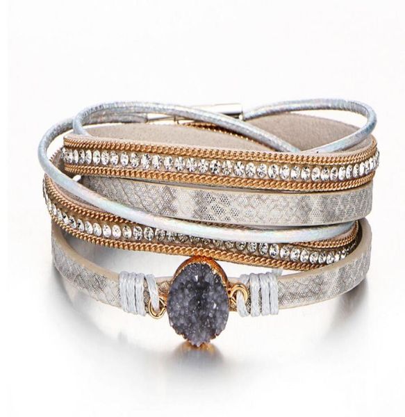 vintage multilayer leather bracelet for women men new charms wrap bracelets femme fashion jewelry magnetic buckle bracelet8349548, Golden;silver
vintage multilayer leather bracelet for women men new charms wrap bracelets femme fashion jewelry magnetic buckle bracelet8349548, Golden;silver