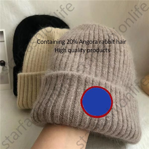 2023 designer beanie knitted wool cap cotton containing angora rabbit hair hat windproof cold fashion suitable for indoor and outdoor wear h, Blue;gray
2023 designer beanie knitted wool cap cotton containing angora rabbit hair hat windproof cold fashion suitable for indoor and outdoor wear h, Blue;gray