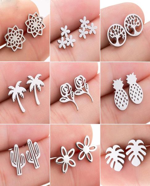 women girls cute flower cactus leaf gold black stud earrings fashion stainless steel earrings party daily jewelry accessories7907104, Golden;silver
women girls cute flower cactus leaf gold black stud earrings fashion stainless steel earrings party daily jewelry accessories7907104, Golden;silver