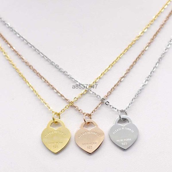 stainless steel heart-shaped necklace short female jewelry 18k gold peach heart pendant womanrv3j, Silver
stainless steel heart-shaped necklace short female jewelry 18k gold peach heart pendant womanrv3j, Silver