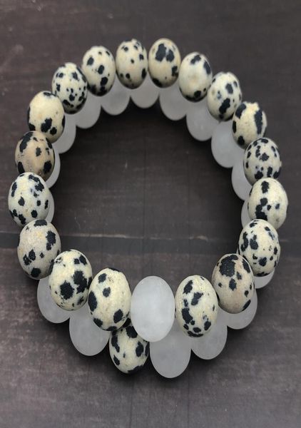 10mm matte dalmatian jasper matte jade beads braceletgemstone braceletturquoise round beadselastic braceletwhole bracele7348485, Black
10mm matte dalmatian jasper matte jade beads braceletgemstone braceletturquoise round beadselastic braceletwhole bracele7348485, Black