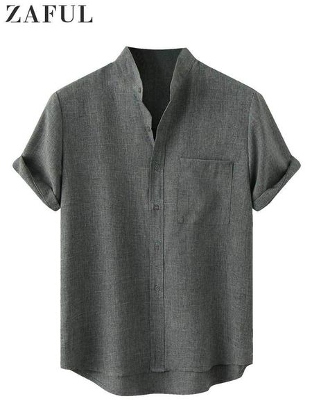 men s dress shirts cotton for men solid linen textured streetwear blouses summer short sleeves casual with front pocket 230707, White;black
men s dress shirts cotton for men solid linen textured streetwear blouses summer short sleeves casual with front pocket 230707, White;black