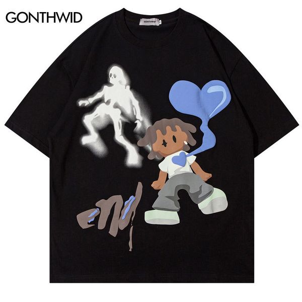 men's tshirts men streetwear hip hop oversized tshirt ghost heart funny graphic t shirt 2023 harajuku loose tshirt cotton tees black 2, White;black
men's tshirts men streetwear hip hop oversized tshirt ghost heart funny graphic t shirt 2023 harajuku loose tshirt cotton tees black 2, White;black