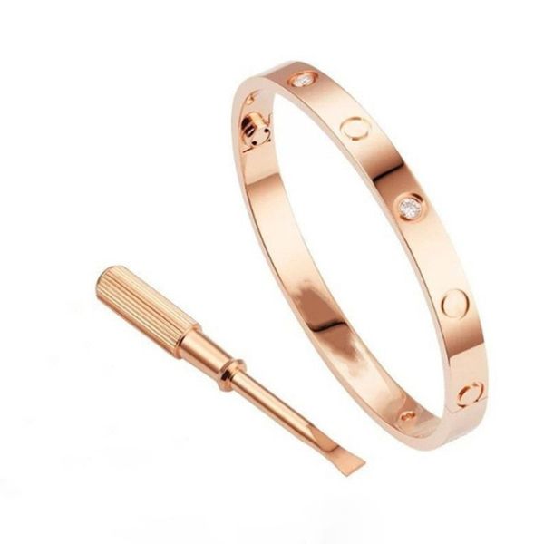luxury jewelry bracelet ladies rose gold silver lady bangle titanium steel screw screwdriver diamond luxury designer jewelry womens mens par, Black
luxury jewelry bracelet ladies rose gold silver lady bangle titanium steel screw screwdriver diamond luxury designer jewelry womens mens par, Black