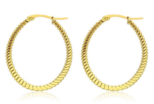 whole 514e titanium steel oval circle hoop earrings for women jewelry no stone gold white color8714783, Golden;silver
whole 514e titanium steel oval circle hoop earrings for women jewelry no stone gold white color8714783, Golden;silver