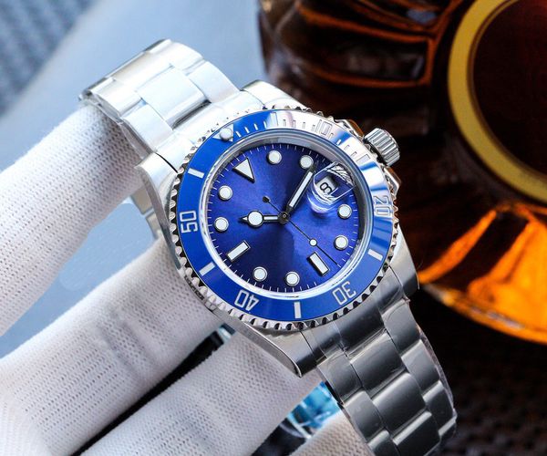 2023 blue men's watch automatic mechanical 50m waterproof luminous sapphire designer watch stainless steel three needle ceramic hour ha, Slivery;brown
2023 blue men's watch automatic mechanical 50m waterproof luminous sapphire designer watch stainless steel three needle ceramic hour ha, Slivery;brown