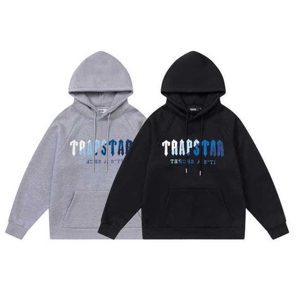 designer clothing men's sweatshirts hoodie trapstar white blue towel embroidered plush sweater pants set autumn/winter relaxed pullover, Black
designer clothing men's sweatshirts hoodie trapstar white blue towel embroidered plush sweater pants set autumn/winter relaxed pullover, Black