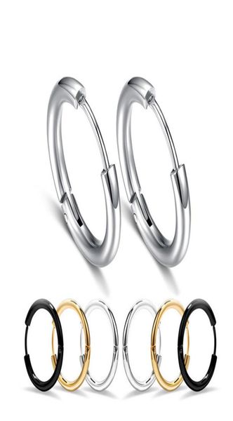 simple style titanium steel earrings for men women chic antiallergic round hoop earring fashion jewelry accessories whole4701481, Golden;silver
simple style titanium steel earrings for men women chic antiallergic round hoop earring fashion jewelry accessories whole4701481, Golden;silver