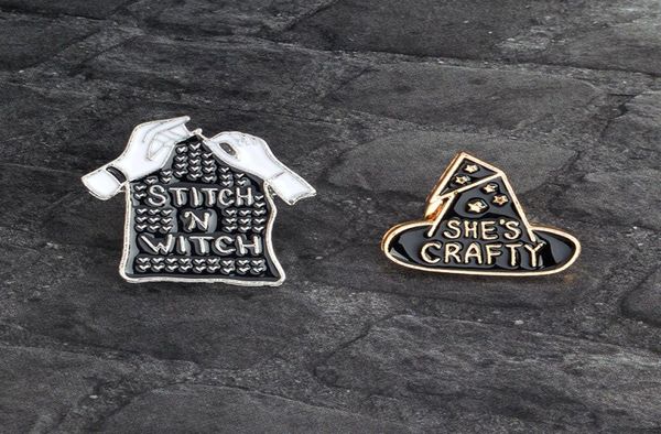 creative brooch magic hat quotshe039s craftyquot black arm quotstitch n witchquot lapel denim ornament badge combinatio3890454, Gray
creative brooch magic hat quotshe039s craftyquot black arm quotstitch n witchquot lapel denim ornament badge combinatio3890454, Gray