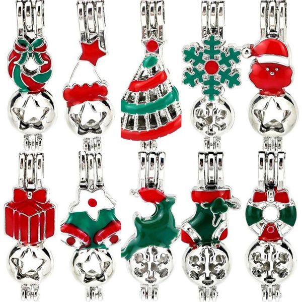 10pcslot silver enamel merry christmas elk star green red oysters beads cage locket pendant aromatherapy perfume essential oils d7615337
10pcslot silver enamel merry christmas elk star green red oysters beads cage locket pendant aromatherapy perfume essential oils d7615337