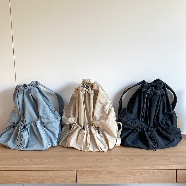 backpack korean backpack, women s travel, simple and casual drawstring, large capacity nylon lightweight backpack 230708
backpack korean backpack, women s travel, simple and casual drawstring, large capacity nylon lightweight backpack 230708