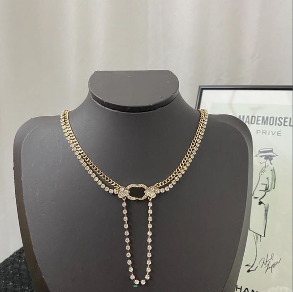 pendant necklaces european and american designers popular fashion jewelry double layered rhinestone tassel necklace with logo, Silver
pendant necklaces european and american designers popular fashion jewelry double layered rhinestone tassel necklace with logo, Silver