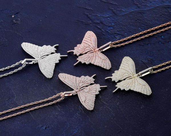 luxury design hip hop iced out rose gold animal butterfly pendant necklace micro paved cubic zircon mens bling jewelry gift6152939, Silver
luxury design hip hop iced out rose gold animal butterfly pendant necklace micro paved cubic zircon mens bling jewelry gift6152939, Silver