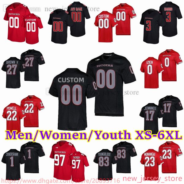 2023 custom s-6xl ncaa rutgers scarlet knights football jersey 83 joshua youngblood 27 samuel brown v 17 deion jennings 1 aron cruickshank 2, Black
2023 custom s-6xl ncaa rutgers scarlet knights football jersey 83 joshua youngblood 27 samuel brown v 17 deion jennings 1 aron cruickshank 2, Black
