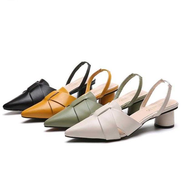 sandals summer pointed toe sandals women fashion beige square heel shoes casual sweet party yellow heels plus size 42 230417, Black
sandals summer pointed toe sandals women fashion beige square heel shoes casual sweet party yellow heels plus size 42 230417, Black