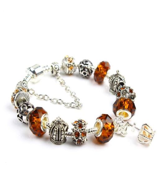 whole1cm charm bracelet 925 silver bracelets for women royal crown bracelet purple crystal beads diy jewelry christmas gift3660622, Golden;silver
whole1cm charm bracelet 925 silver bracelets for women royal crown bracelet purple crystal beads diy jewelry christmas gift3660622, Golden;silver