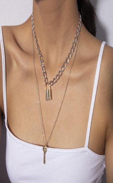 creative fashion geometric shape elements necklace versatile retro key lock pendant necklace women trend jewelry3637296, Silver
creative fashion geometric shape elements necklace versatile retro key lock pendant necklace women trend jewelry3637296, Silver