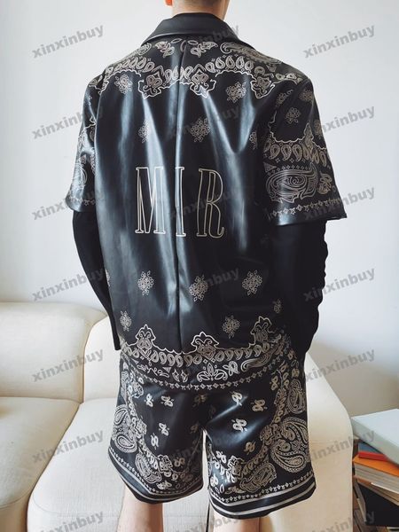 xinxinbuy men designer tee t shirt 23ss leather letter cashew fruit sets short sleeve cotton women white black blue xs-2xl, Black;brown
xinxinbuy men designer tee t shirt 23ss leather letter cashew fruit sets short sleeve cotton women white black blue xs-2xl, Black;brown