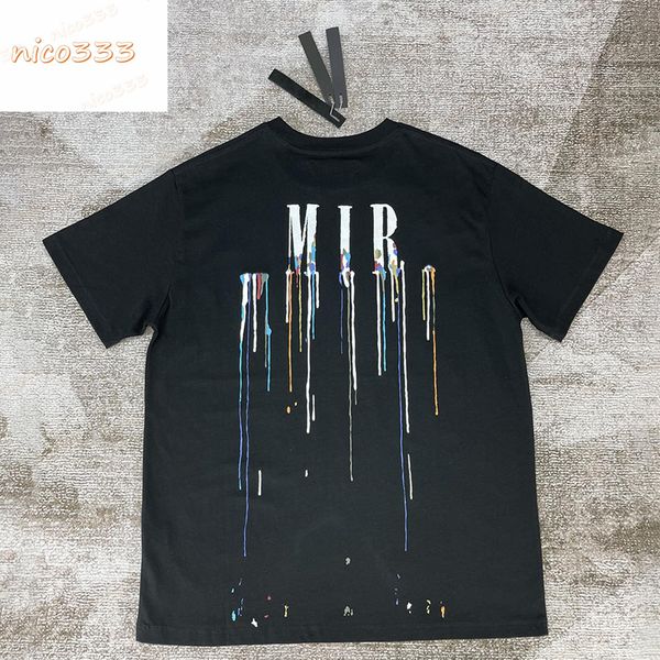 23ss t shirt ink splash paint letter print pattern cotton round neck loose versatile black white men and women casual short sleeve, White;black
23ss t shirt ink splash paint letter print pattern cotton round neck loose versatile black white men and women casual short sleeve, White;black