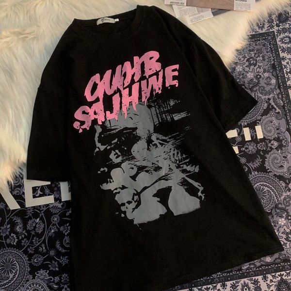 womens tshirt american harajuku graffiti printing oversized t shirt fashion y2k men and women gothic street hip hop loose short sleeve 23070, White
womens tshirt american harajuku graffiti printing oversized t shirt fashion y2k men and women gothic street hip hop loose short sleeve 23070, White