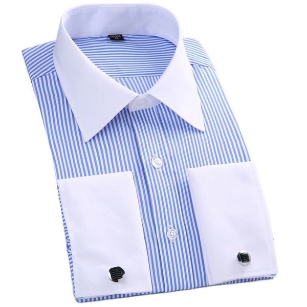 men's dress shirts m6xl french cuff shirt 2023 white long sleeve formal business buttons male regular fit cufflinks 230707, White;black
men's dress shirts m6xl french cuff shirt 2023 white long sleeve formal business buttons male regular fit cufflinks 230707, White;black
