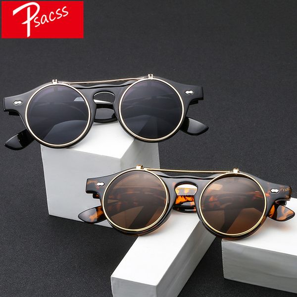 sunglasses psacss round steampunk women men flip lens vintage brand designer womens retro sun glasses uv400 gafas de sol mujer 230707, White;black
sunglasses psacss round steampunk women men flip lens vintage brand designer womens retro sun glasses uv400 gafas de sol mujer 230707, White;black