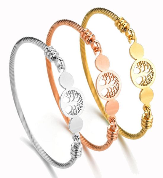 stainless steel tree of life charm bracelets for women gold silver rose gold bangle fashion jewelry gift5611317, Golden;silver
stainless steel tree of life charm bracelets for women gold silver rose gold bangle fashion jewelry gift5611317, Golden;silver