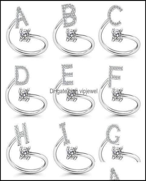 band rings jewelry gold color initials az letter alphabet adjustable opening rhinestone finger for women party wedding gift drop 3636982, Silver
band rings jewelry gold color initials az letter alphabet adjustable opening rhinestone finger for women party wedding gift drop 3636982, Silver