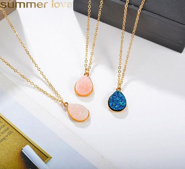 trendy resin stone druzy necklaces drop shape stone necklaces pendants for women gold pendant necklace fashion summer jewelry wh1834736, Silver
trendy resin stone druzy necklaces drop shape stone necklaces pendants for women gold pendant necklace fashion summer jewelry wh1834736, Silver