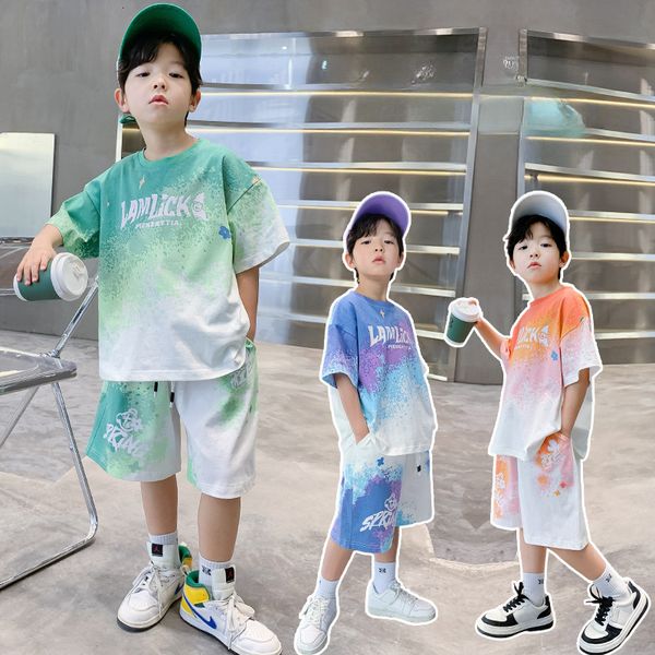 jerseys 2pc boys clothes set summer kids short sleeve gradient color basketball suit sport casual outfits set with pants for teenage 230707
jerseys 2pc boys clothes set summer kids short sleeve gradient color basketball suit sport casual outfits set with pants for teenage 230707