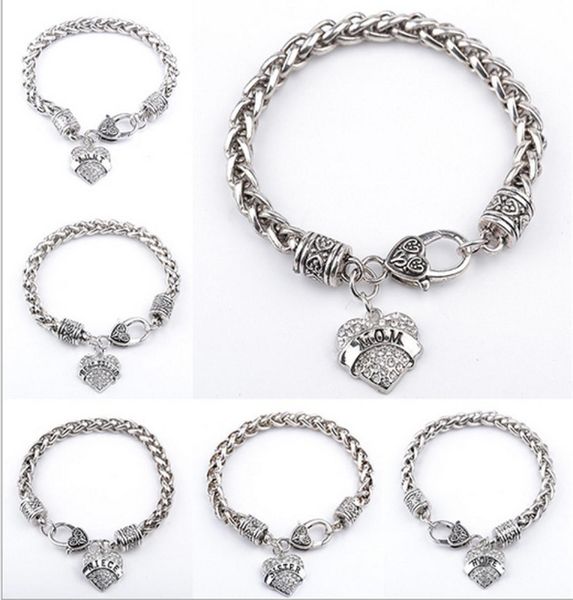 charm boho bracelets for women homme crystal love heart bracelet bangle mom sister daughter aunt nurse word bracciali donna jewelr9646831, Black
charm boho bracelets for women homme crystal love heart bracelet bangle mom sister daughter aunt nurse word bracciali donna jewelr9646831, Black