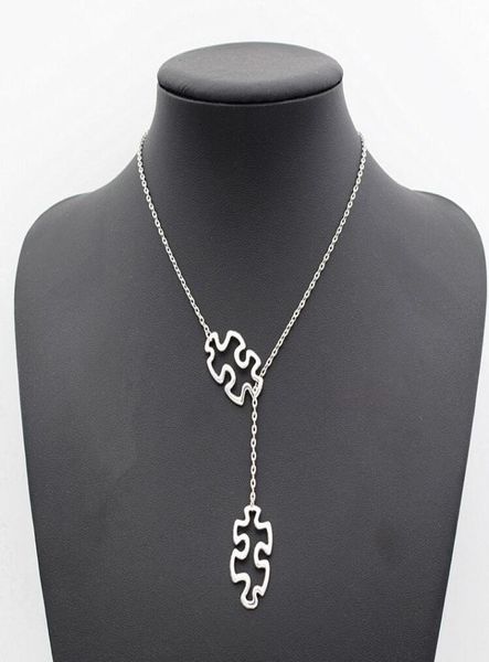 fashion tibetan silver autism jewelry awareness jigsaw double puzzle piece pendant adjustable necklace gift8242832
fashion tibetan silver autism jewelry awareness jigsaw double puzzle piece pendant adjustable necklace gift8242832