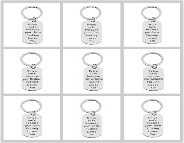 new trends brand drive safe mom dad charms keychain personality creative special stainless steel fashion gifts for women men5514786, Slivery;golden
new trends brand drive safe mom dad charms keychain personality creative special stainless steel fashion gifts for women men5514786, Slivery;golden