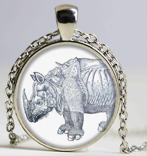 art pendant rhino necklace pendant jewelry rhinocerous jewellery wildlife gift picture art print9012829, Silver
art pendant rhino necklace pendant jewelry rhinocerous jewellery wildlife gift picture art print9012829, Silver