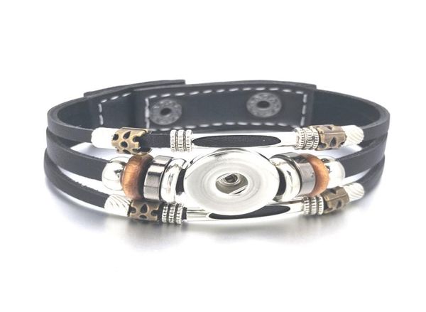black brown really 104 original genuine leather retro bracelet 18mm snap button bangle charm jewelry for women men kids7119027, Golden;silver
black brown really 104 original genuine leather retro bracelet 18mm snap button bangle charm jewelry for women men kids7119027, Golden;silver