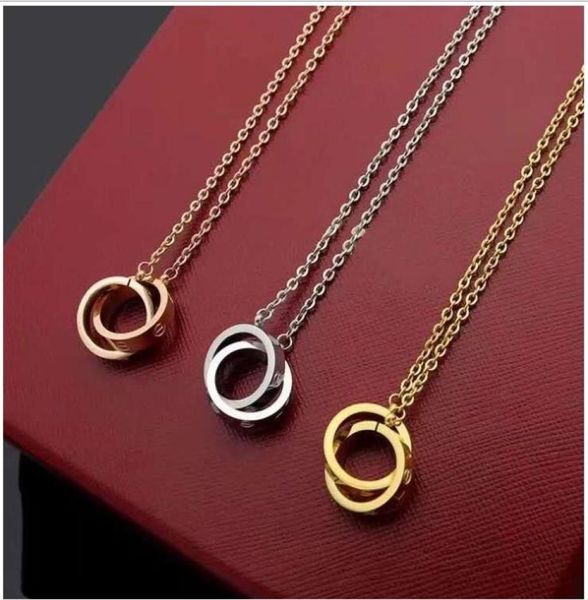 double ring necklace 18k rose gold lock bone chain short chain pendant for lovers4956956, Silver
double ring necklace 18k rose gold lock bone chain short chain pendant for lovers4956956, Silver