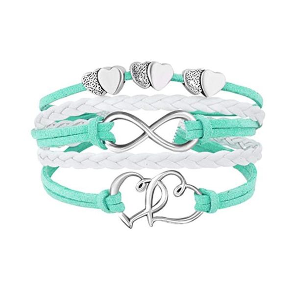 infinity double heart charm bracelet weave leather wrap bracelets multilayer women fashion jewelry will and sandy9399968, Golden;silver
infinity double heart charm bracelet weave leather wrap bracelets multilayer women fashion jewelry will and sandy9399968, Golden;silver