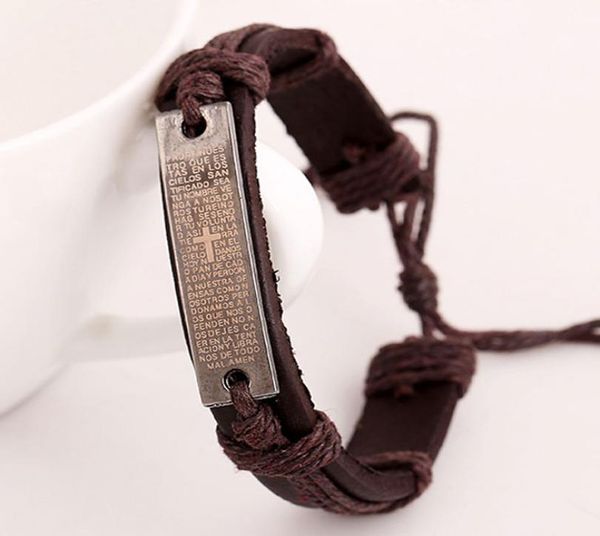 fashion simple black brown leather rope alloy handmade charm bracelets retro jewelry party decor for women men5852307, Golden;silver
fashion simple black brown leather rope alloy handmade charm bracelets retro jewelry party decor for women men5852307, Golden;silver