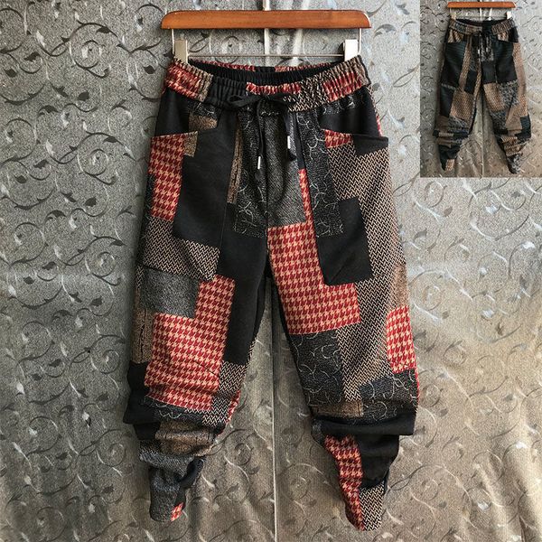 men's pants idopy winter autumn fashion men's harem joggers patchwork ankle cuffed elastic waist drawstring street hip hop for mal, Black
men's pants idopy winter autumn fashion men's harem joggers patchwork ankle cuffed elastic waist drawstring street hip hop for mal, Black