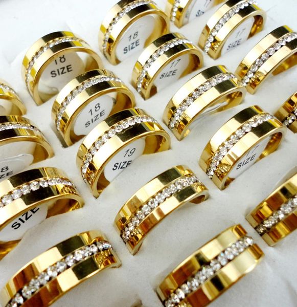 10pcslot women classic engagement wedding ring cubic zirconia gold plated 316l stainless steel rings female jewelry new l0673305909, Silver
10pcslot women classic engagement wedding ring cubic zirconia gold plated 316l stainless steel rings female jewelry new l0673305909, Silver