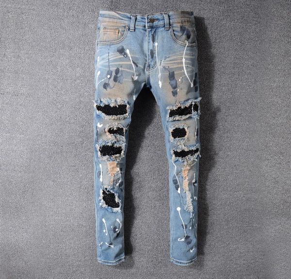 fashion22 designs brand ami jeans clothing designer pants off road panther blac mens slim denim straight biker hole hip hop jeans4868701, Blue
fashion22 designs brand ami jeans clothing designer pants off road panther blac mens slim denim straight biker hole hip hop jeans4868701, Blue