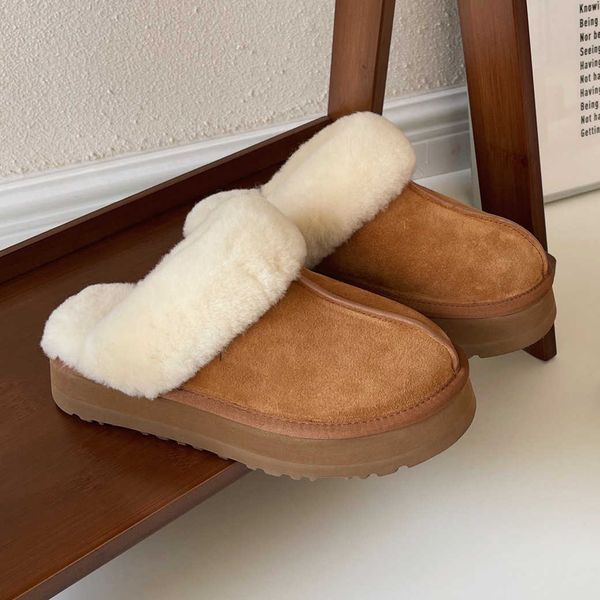ug tasman slippers chestnut fur slides sheepskin shearling tazz mules women men ultra mini platform boot slip-on shoes suede upper comfort f, Black 
ug tasman slippers chestnut fur slides sheepskin shearling tazz mules women men ultra mini platform boot slip-on shoes suede upper comfort f, Black